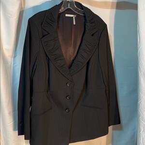 Classiques Entier 20w black grey jacket euc